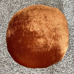 West Elm Round Lush Velvet Pillows